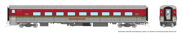 PRE-ORDER: Rapido 1062023 - Hawker Siddeley Tempo Coach Algoma Central (AC) 5708 Ogidaki Lake - HO Scale