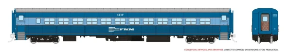 PRE-ORDER: Rapido 1062034 - Hawker Siddeley RT-85 Mexico Coach Ferrocarriles Nacionales de Mexico (FNM) 4619 - HO Scale