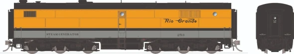 PRE-ORDER: Rapido 1136001 - PB Steam Heater Car w/ Alco Trucks Denver & Rio Grande Western (D&RGW) Small Logo: #253 - HO Scale