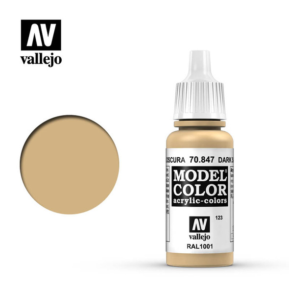 Vallejo Model Color #123 17ml - 70-847 Dark Sand