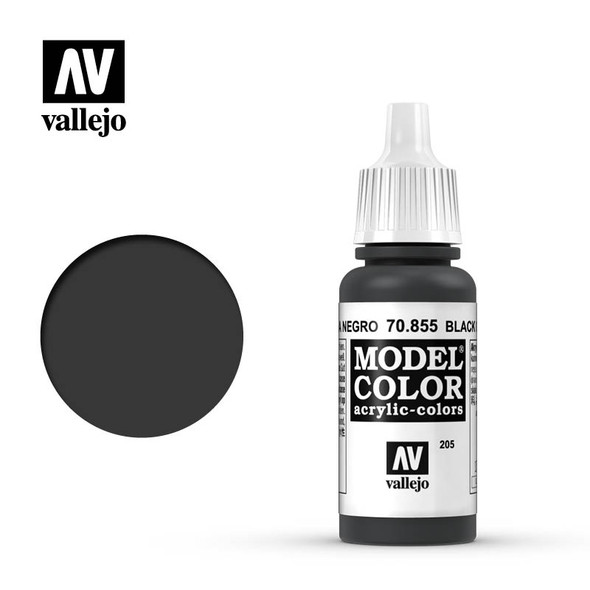 Vallejo Model Color #205 17ml - 70-855 - Tranparent - Black Glaze