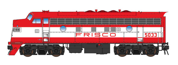 PRE-ORDER: InterMountain 49064(S)-04 - EMD F7A (DCC and Sound) St Louis - San Francisco "Frisco" (SLSF) 5033 - HO Scale