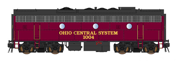 PRE-ORDER: InterMountain 49593-01 - EMD F7B (DCC without Sound) Ohio Central (OHCR) 1004 - HO Scale