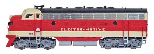 PRE-ORDER: InterMountain 49097-01 - EMD F7A (DCC without Sound) Electro-Motive Diesel Demonstrator (EMDX) 1950 - HO Scale
