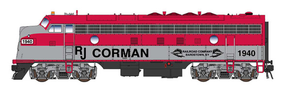 PRE-ORDER: InterMountain 49981-01 - EMD FP7 (DCC without Sound) R.J. Corman (RJCC) 1940 - HO Scale