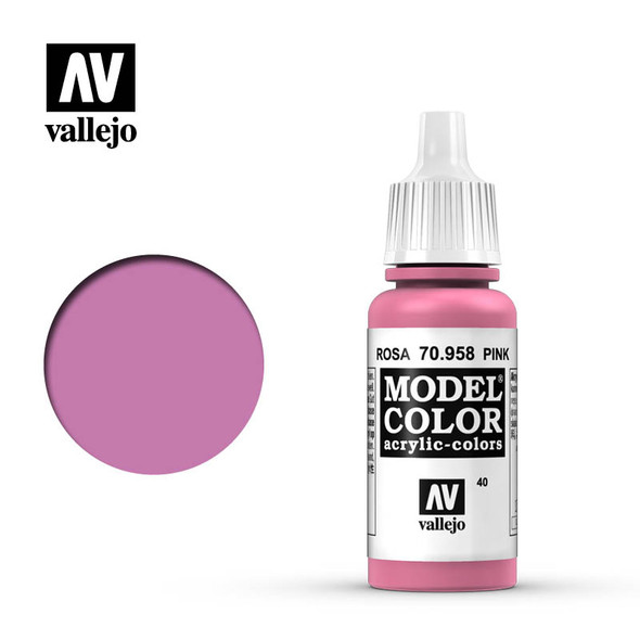 Vallejo Model Color #40 17ml - 70-958 - Pink