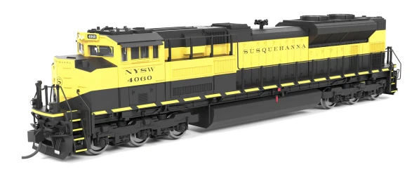 Broadway Limited 9976 -  EMD SD70ACe  Black and Yellow (DCC and Sound) New York, Susquehanna and Western (NYSW) 4060 - N Scale
