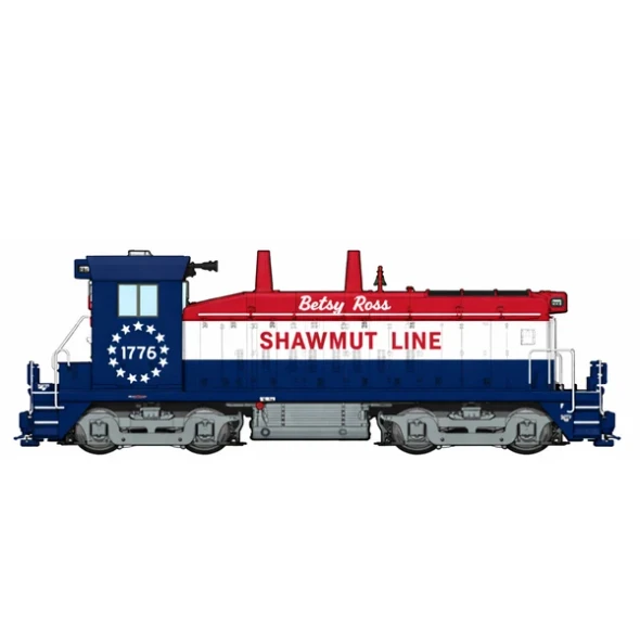 Rapido 27617 - EMD SW9  Shawmut Line (DCC and Sound) 1776 Betsy Rosss - HO Scale