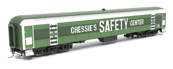 Broadway Limited 9931 - Railroad Instruction Car Baltimore & Ohio (B&O) Chessie's Center CSC-1 - HO Scale
