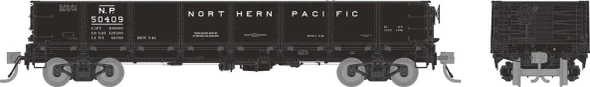 Rapido 163001A-50251 - 40' Drop Bottom Gondola Northern Pacific (NP) 50251 1940s Scheme - HO Scale