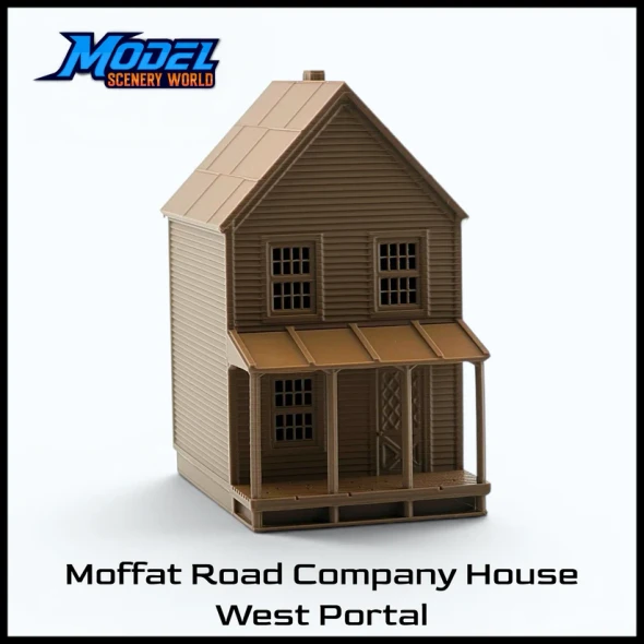 Model Scenery World N033 - Moffat Road Company House West Portal  - N Scale