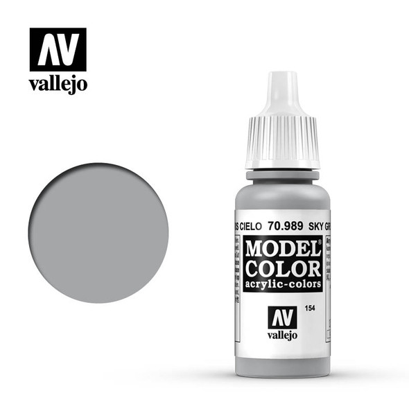 Vallejo Model Color #154 17ml - 70-989 - Sky Grey