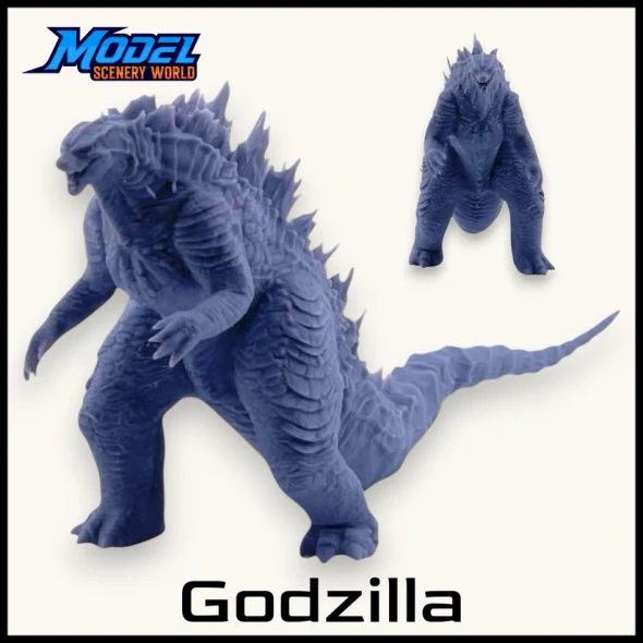 Model Scenery World N121 - Godzilla 28' Tall Resin Figure  - N Scale