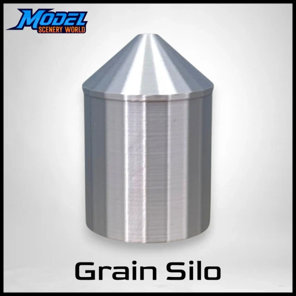 Model Scenery World HO093 - Grain Silo Farm Structure  - HO Scale