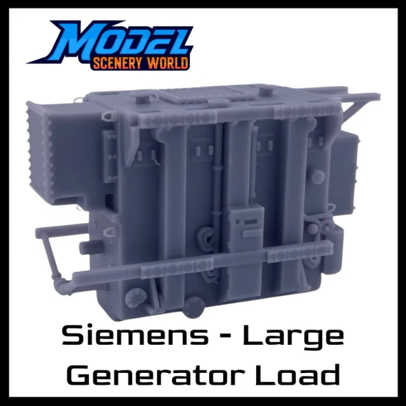 Model Scenery World HO147 - Siemens Large Generator Railcar Load  - HO Scale