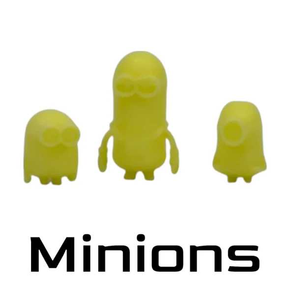 Model Scenery World HO163 - Minions (3pk) - Yellow  - HO Scale
