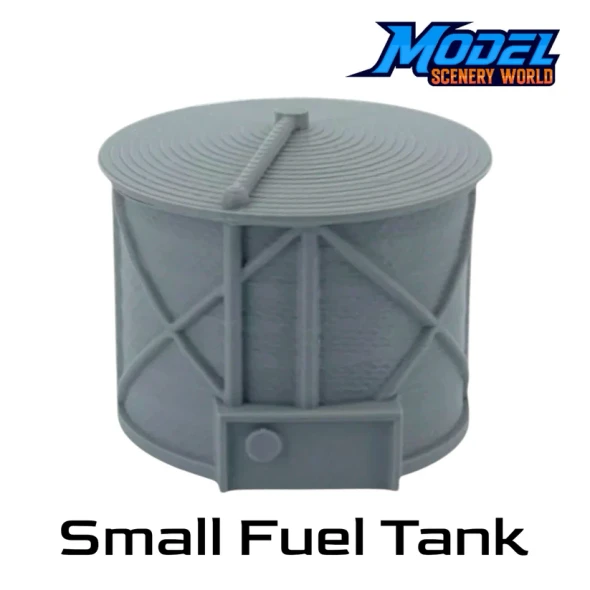Model Scenery World HO202 - Small Fuel Tank - Gray  - HO Scale