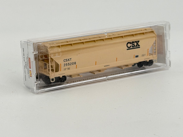 Pre-Owned: Micro-Trains 3 Bay Covered Hopper w/elongated hatches CSX 255206 - N Scale