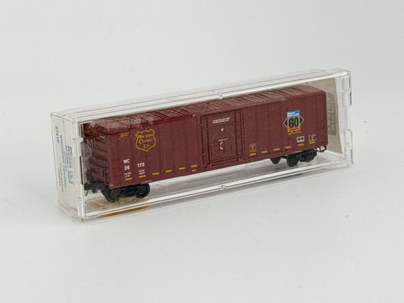 Pre-Owned: Micro-Trains 50’ Rib Side Box Car, Plug Door Wisconsin Central-MR 60 yrs 26173 - N Scale