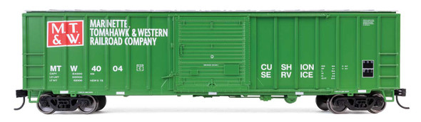 PRE-ORDER: Walthers Mainline 910-3821 - ACF 50' Exterior-Post Boxcar Marinette, Tomahawk & Western 4034 - HO Scale
