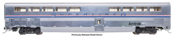 PRE-ORDER: Walthers Proto 920-12082 - 85' Bombardier Superliner II Diner (Lighted) Amtrak (AMTK) 38039 (Phase IV) - HO Scale