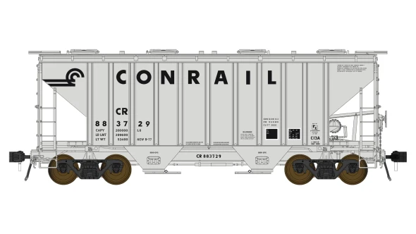 Class One Model Works FC01009 - PS 3000CD Two-Bay Hopper Car Conrail (CR) 883924 - HO Scale
