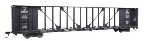 Walthers Mainline 910-50739 - 72' Centerbeam Flatcar w/Standard Beam CSX (CSXT) 600957 - HO Scale