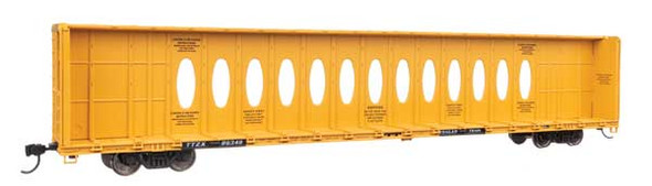 Walthers Mainline 910-50744 - 72' Centerbeam Flatcar w/Opera Windows TTZX 86349 - HO Scale