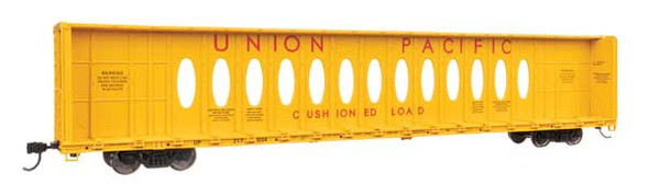 Walthers Mainline 910-50748 - 72' Centerbeam Flatcar w/Opera Windows Union Pacific (UP) 217034 - HO Scale
