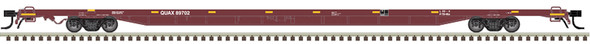 Atlas Master 50007244 - 89' 4" Flat Car (for container loading) Redstreak (QUAX) (Brown) 89707 - N Scale