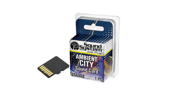 Woodland Scenics JS6908 - Just Plug® Sound Card Ambient City