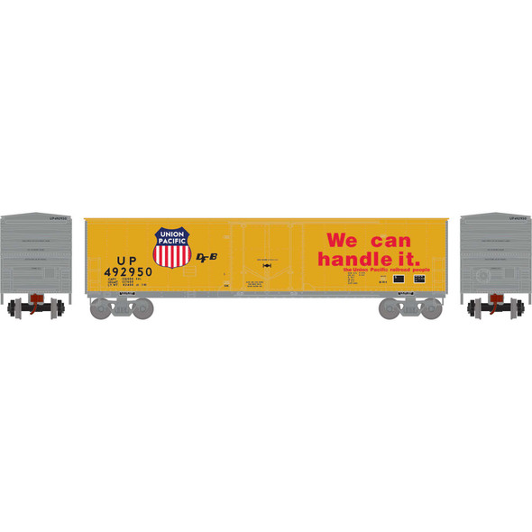 Athearn 2054 - 50' Youngstown Plug Door Box Car Union Pacific (UP) 492950 - HO Scale