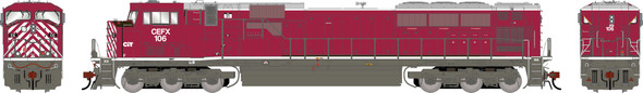 Athearn Genesis 1911 - EMD SD90MAC (DC Silent) CIT Group/Capital Finance (CEFX) 106 - HO Scale