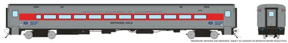 PRE-ORDER: Rapido 1084009 - Comet Car Connecticut Department of Transportation (CDOT) 1990s Scheme: Coach #6271 - HO Scale