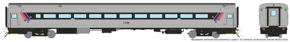 PRE-ORDER: Rapido 1084049 - Comet I Car New Jersey Transit (NJT) Late 1990s Scheme: Coach #1741 - HO Scale