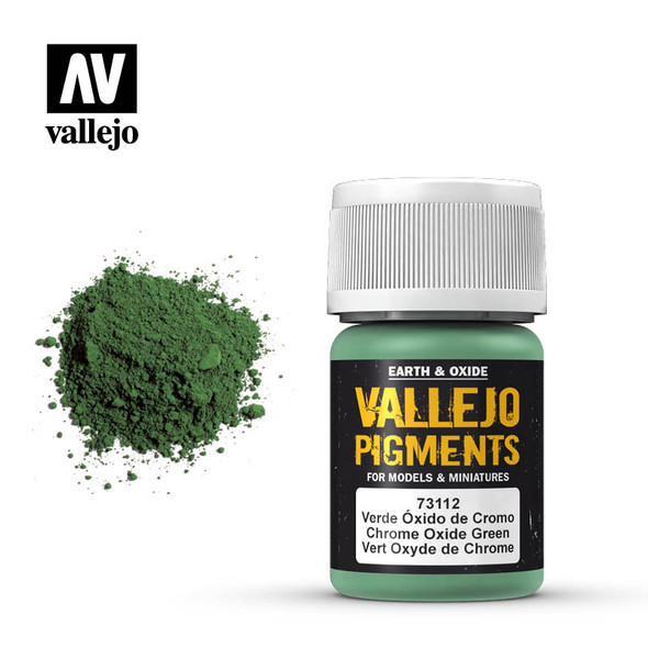 Vallejo Pigments - 73-112 Chrome Oxide Green