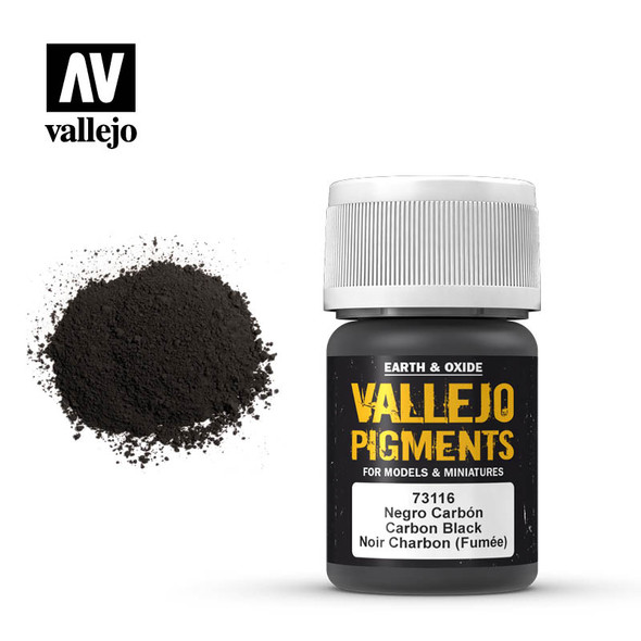 Vallejo Pigments - 73-116 Carbon Black (Smoke Black)