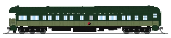 PRE-ORDER: Broadway Limited 10776 - Business Car Northern Pacific (NP) "Green River" - N Scale