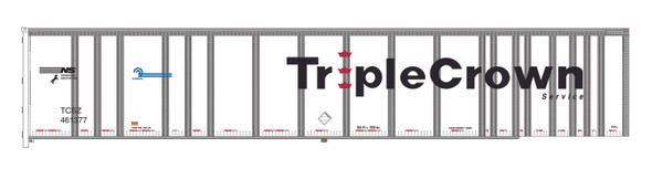 PRE-ORDER: Bowser 44191 - 53' Roadrailer TCSZ Lrg Logo Platewall NS/CR 461438 - HO Scale