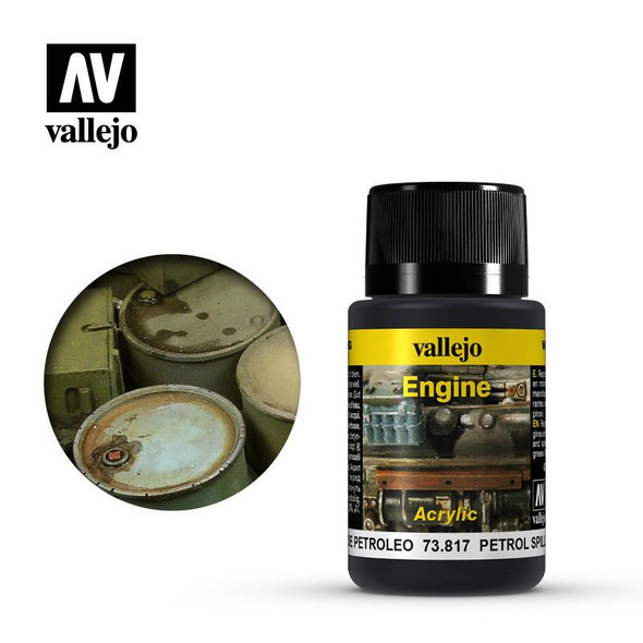 Vallejo 73817 - Weathering Effects Petrol Spills 40mL -