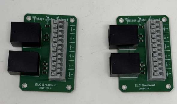 Jackson Railcar VMR2003 - RailNet ELC Breakout Boards — 2-Pack  - Multi Scale
