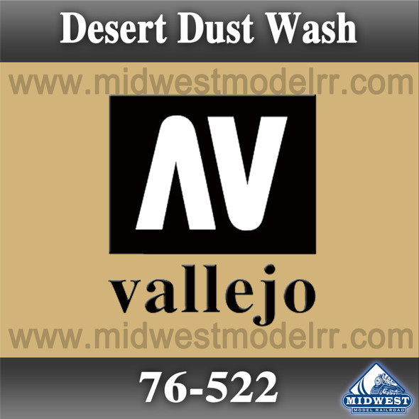 Vallejo 76-522 Desert Dust Wash 35ml Bottle