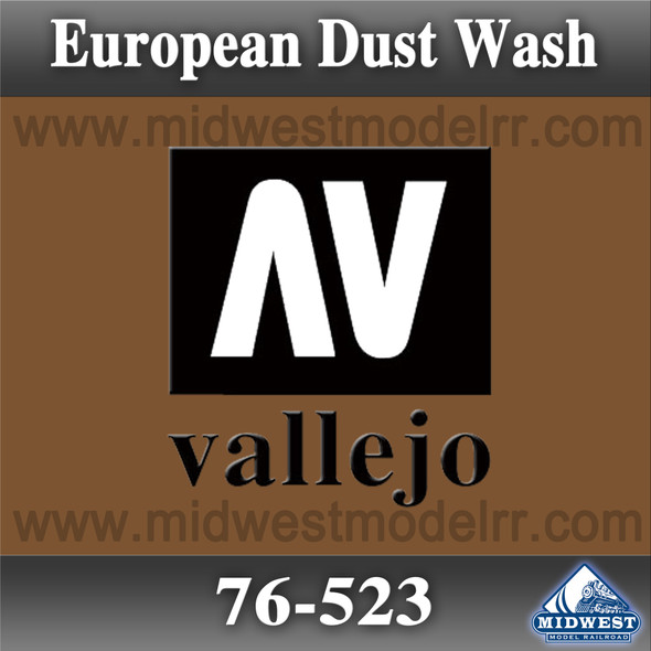 Model Wash: Dark Brown 35ml Vallejo Wash, Acrylicos 