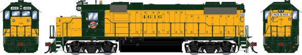 PRE-ORDER: Athearn Genesis 3391 - EMD GP38-2 (DC Silent) Chicago & Northwestern (CNW) 4616 - HO Scale