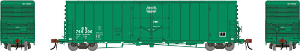 PRE-ORDER: Athearn Genesis 3470 - 50' PC&F Box Car w/10'6" Plug Door Burlington Northern (BN) 749296 'Simplified' - HO Scale