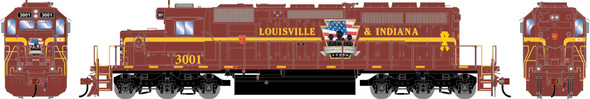 PRE-ORDER: Athearn 3753 - EMD SD40-2 (DCC and Sound) Louisville and Indiana (LIRC) 3001 'Veterans' - HO Scale
