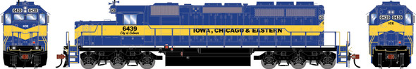 PRE-ORDER: Athearn 3763 - EMD SD40-2 (DCC and Sound) Iowa, Chicago, & Eastern (ICE) 6439 'City of Calmer' - HO Scale