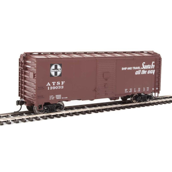 Walthers Mainline 910-1333 - 40' AAR 1944 Boxcar  Atchison, Topeka and Santa Fe (ATSF) 139098 - HO Scale