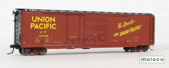 Moloco 75051-05 - Omaha 50' Combo 15-2 boxcar, BC-50-5, Be Specific... Delivery scheme 1959 Union Pacific (UP) 164272 - HO Scale