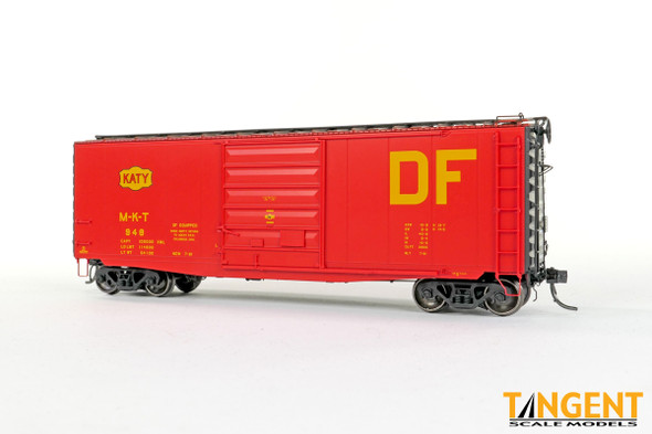 Tangent Scale Models 26025-04 - Delivery 7-1961 40′ PS-1 9' Door Boxcar Missouri-Kansas-Texas (MKT) 948 - HO Scale